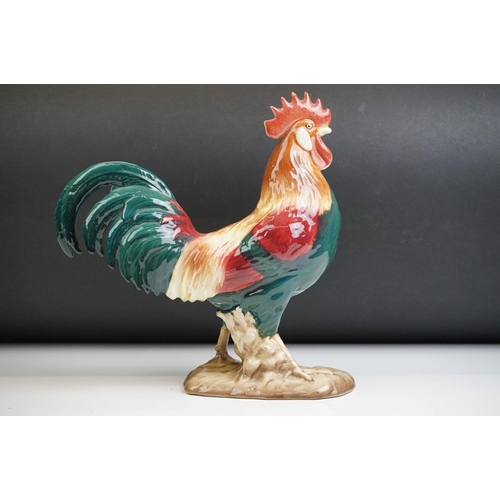 6 - Beswick Leghorn Cockerel figure, model no. 1892, approx. 24cm high (a/f)