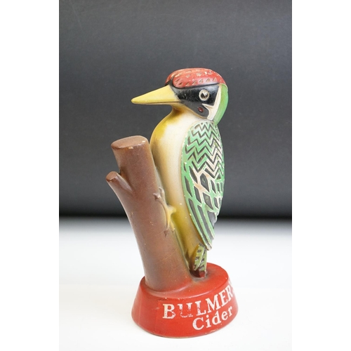 63 - Breweriana - A Bulmer's Cider composition figure of a woodpecker (21cm tall); together with a Carlto... 