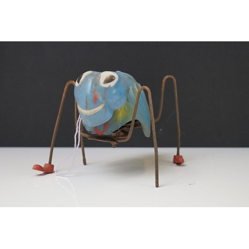 190 - Tri-ang Minic Clockwork Walking Model of Miss Muffet's Immortal Great Spider, boxed (one end flap mi... 