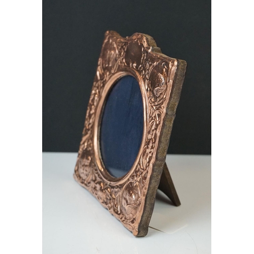 201 - Copper easel back picture frame