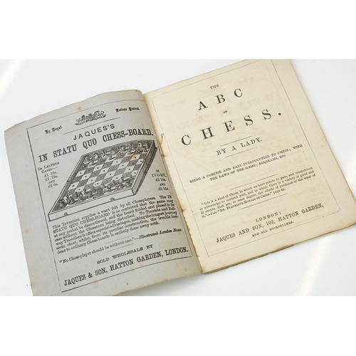 217 - A vintage Staunton chess set, the kings both marked Jaques London, complete with original box and in... 