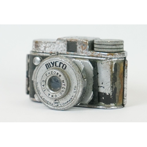 270 - A mid 20th century Mycro miniature camera.