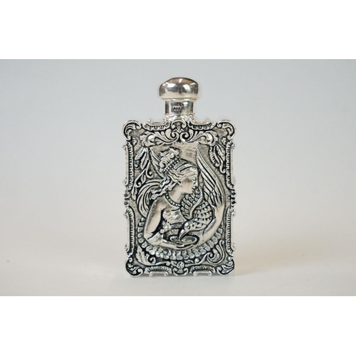 283 - Impressive perfume bottle with Art Nouveau figural style