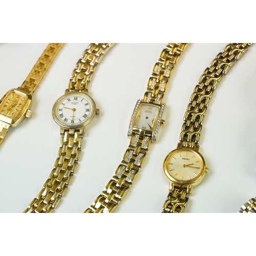 321 - Collection of ladies watches, to include Seiko, Tissot, Rotary, Oris etc