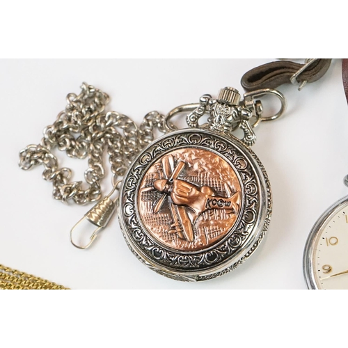 335 - Collection of pocket watches, pendant watches & gents watch