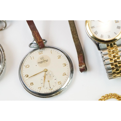 335 - Collection of pocket watches, pendant watches & gents watch