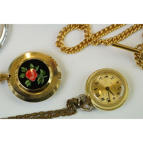 335 - Collection of pocket watches, pendant watches & gents watch