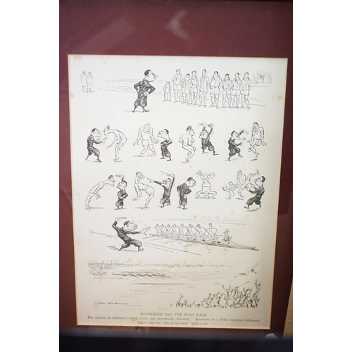 471 - Five Framed and Glazed Vanity Fair Supplement ' Spy ' Prints including Asia Minor, 1st Life Guards, ... 