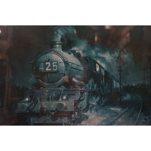 481 - Terence Cuneo, Signed Limited Edition Print titled ' Out of the Night ' no. 18/500, image 40cm x 59c... 