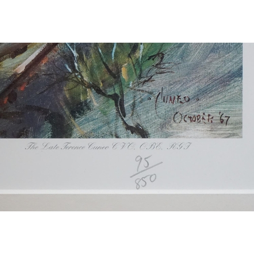 489 - Terence Cuneo, Signed Limited Edition Print titled ' Mallard ' no. 95/850, image measures 26cm x 39c... 