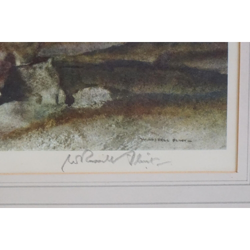 493 - Two Signed William Russell Flint Print including Esperanza, both signed in pencil to margin, largest... 