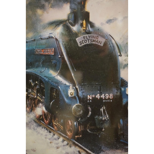 500 - Terence Cuneo, Signed Limited Edition Print titled ' Sir Nigel Gresley ' no. 1/100, image measures 3... 