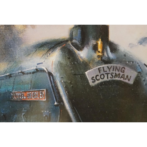 500 - Terence Cuneo, Signed Limited Edition Print titled ' Sir Nigel Gresley ' no. 1/100, image measures 3... 