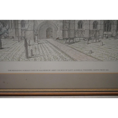 504 - Two John Rees-Jowett Signed Limited Edition Prints of Malmesbury including the Market Cross no.54/85... 