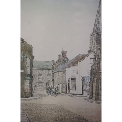 504 - Two John Rees-Jowett Signed Limited Edition Prints of Malmesbury including the Market Cross no.54/85... 