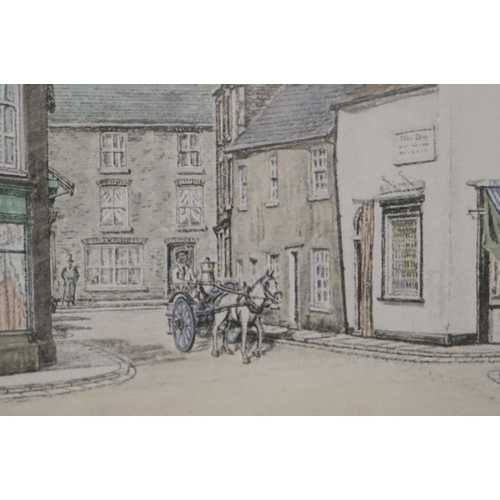 504 - Two John Rees-Jowett Signed Limited Edition Prints of Malmesbury including the Market Cross no.54/85... 