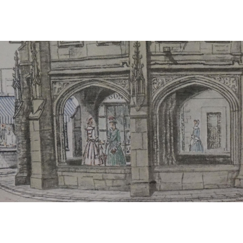 504 - Two John Rees-Jowett Signed Limited Edition Prints of Malmesbury including the Market Cross no.54/85... 