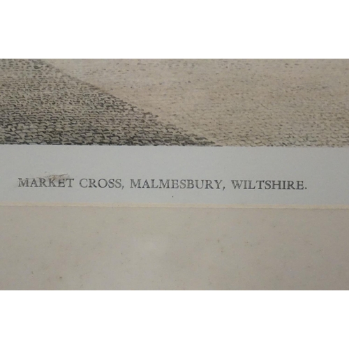 504 - Two John Rees-Jowett Signed Limited Edition Prints of Malmesbury including the Market Cross no.54/85... 