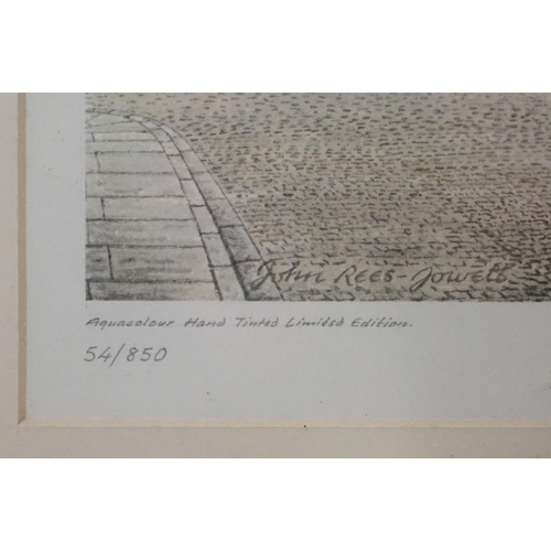 504 - Two John Rees-Jowett Signed Limited Edition Prints of Malmesbury including the Market Cross no.54/85... 