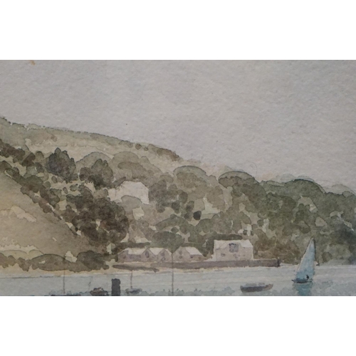 505 - Irene Bache, Watercolour titled to verso ' S. Giorgio Maggiore, Venice ', 39cm x 26cm together with ... 