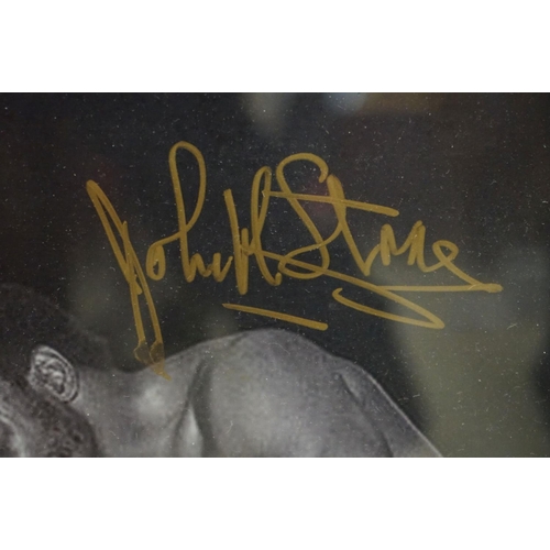 528 - Boxing interest - Limited Edition ' Ken Buchanan ' Photographic Print, signed by him in the margin, ... 