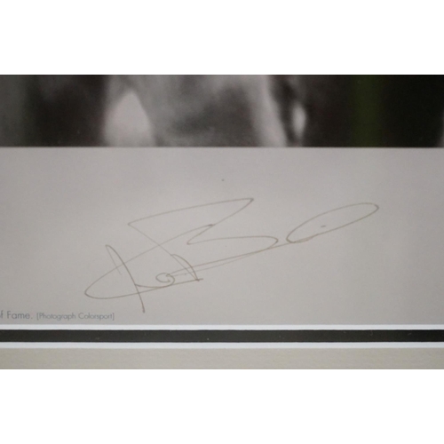 528 - Boxing interest - Limited Edition ' Ken Buchanan ' Photographic Print, signed by him in the margin, ... 