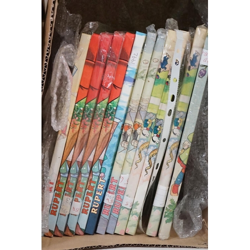 381 - Collection of approx. 68 Rupert The Bear Annuals, 1989 onwards, with duplication (3 boxes)