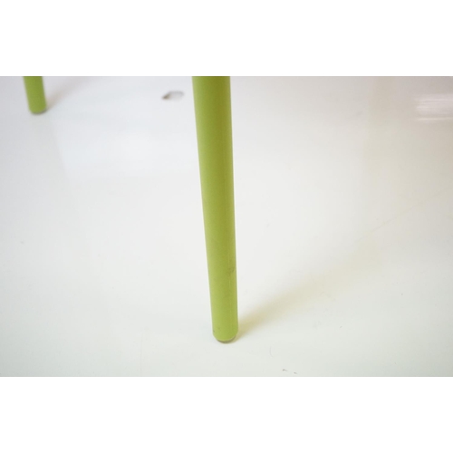 628 - Italian Archirivolto Design for Green ' Punk & Shark ' Plastic Chair, 51cm wide x 81cm high together... 