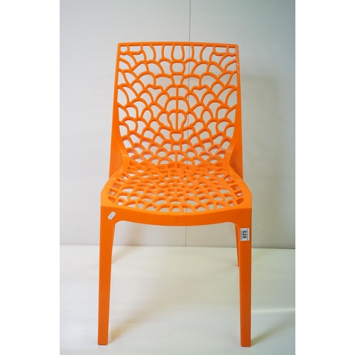 628 - Italian Archirivolto Design for Green ' Punk & Shark ' Plastic Chair, 51cm wide x 81cm high together... 