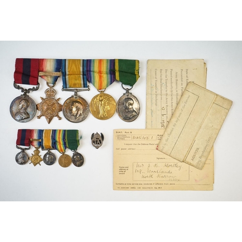 23 - A British Full Size World War One Medal Trio To Include The 1914 Star, The 1914-1918 British War Med... 