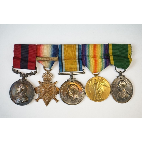 23 - A British Full Size World War One Medal Trio To Include The 1914 Star, The 1914-1918 British War Med... 