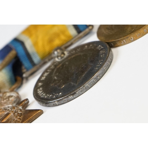 23 - A British Full Size World War One Medal Trio To Include The 1914 Star, The 1914-1918 British War Med... 