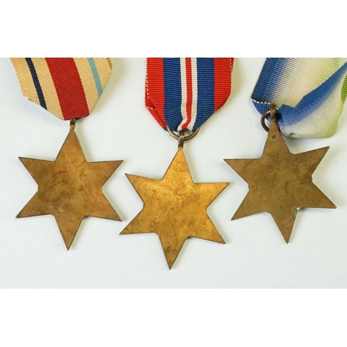 34 - A British Full Size World War Two Medal Group Of Four To Include The 1939-45 Star Medal, The Atlanti... 