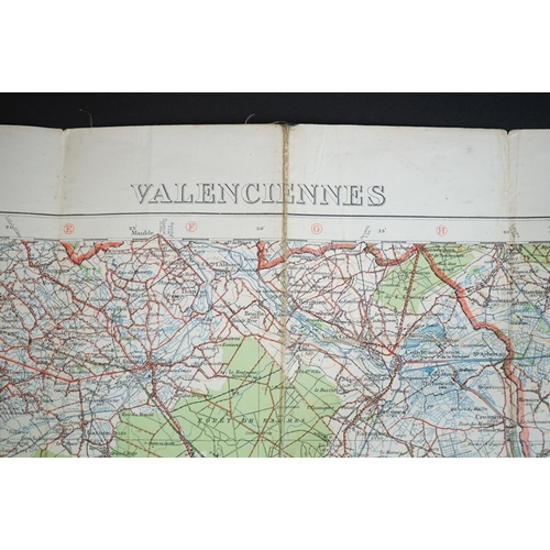 36 - A Collection Of Three British Military World War One Trench Maps Together With A Royal Artillery Reg... 