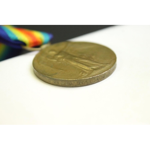 116 - A British Full Size World War One The Great War Of Civilisation Victory Medal, Correctly Named And I... 