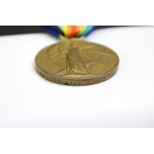 118 - A British Full Size World War One The Great War Of Civilisation Victory Medal, Correctly Named And I... 