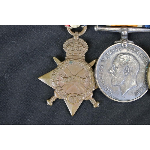 122 - A Full Size British World War One Medal Trio To Include The 1914-15 Star Medal, The Victory Medal An... 