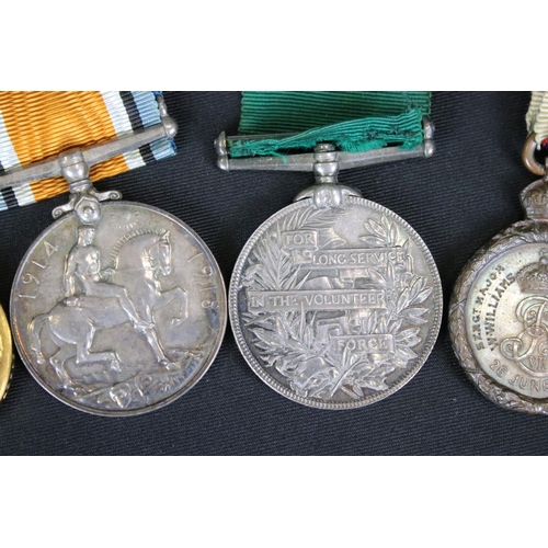 127 - A British Full Size Medal Group To Include The 1914-1918 British War Medal, The Victory Medal, The V... 