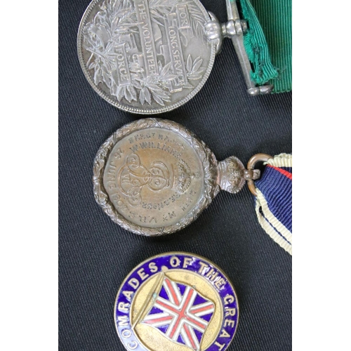 127 - A British Full Size Medal Group To Include The 1914-1918 British War Medal, The Victory Medal, The V... 