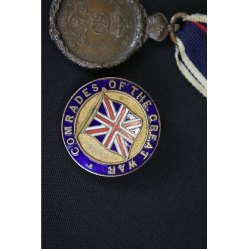 127 - A British Full Size Medal Group To Include The 1914-1918 British War Medal, The Victory Medal, The V... 