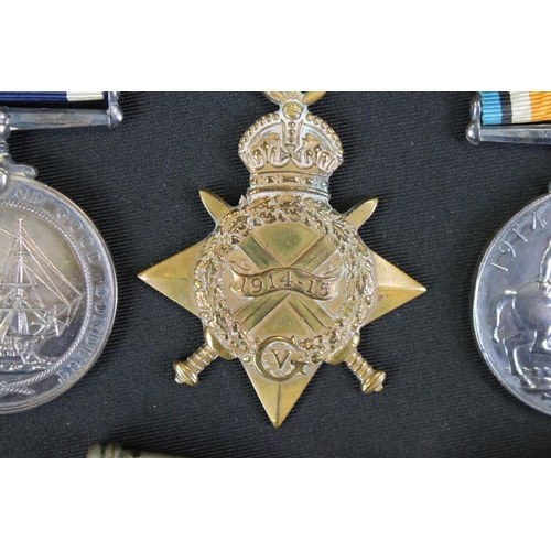 133 - A British World War One Full Size Medal Group Of Four to Include The Great War Of Civilisation Victo... 