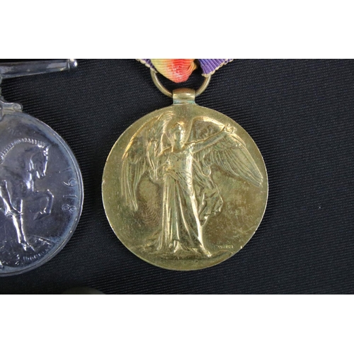 133 - A British World War One Full Size Medal Group Of Four to Include The Great War Of Civilisation Victo... 