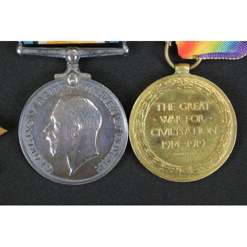 133 - A British World War One Full Size Medal Group Of Four to Include The Great War Of Civilisation Victo... 