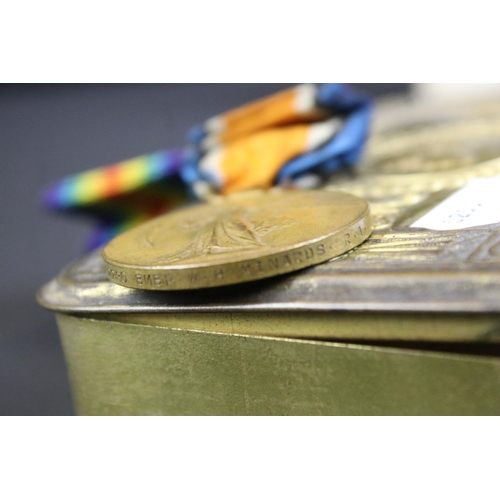 136 - A British World War One Full Size Medal Pair To Include The 1914-1918 British War Medal And the Grea... 