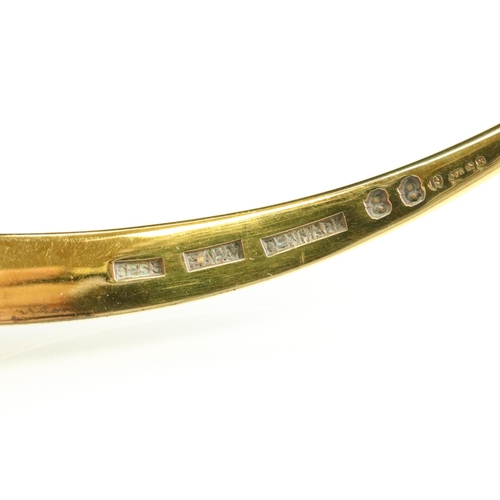 24 - Frank Ahm Danish silver gilt collar necklace, graduated curved form, at widest point approx 7.5mm
