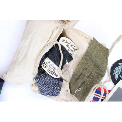 45 - A Collection Of Mixed Military Collectables To Include A World War Two RAF Forage Cap, Photographs, ... 