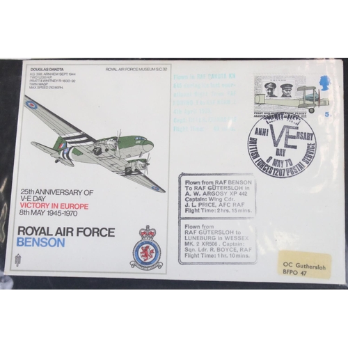 47 - A Collection Of Royal Air Force First Day Covers Together With A Small Quantity Of Other First Day C... 