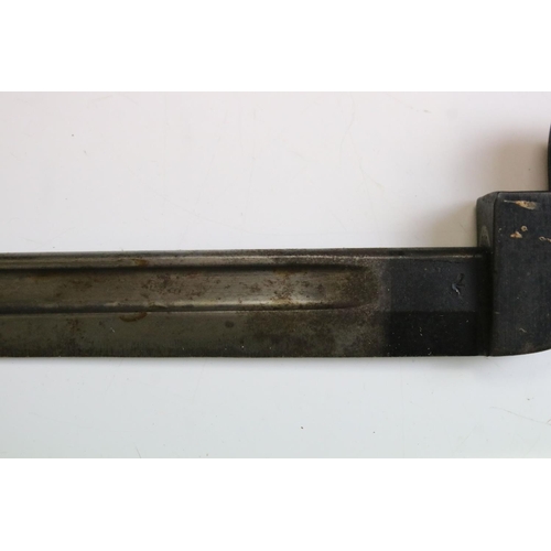 66 - A British No.9 Mk 1 Bayonet Complete With Scabbard And Frog.