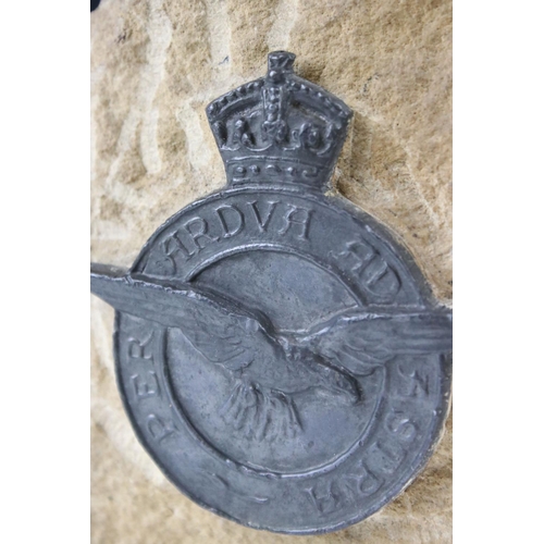 83 - A Royal Air Force / RAF Letter Rack Constructed From The Stone Of The Bombed Houses Of Parliament.