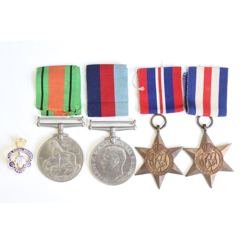 84 - A British Full Size World War Two Medal Group To Include The 1939-45 British War Medal, The 1939-45 ... 